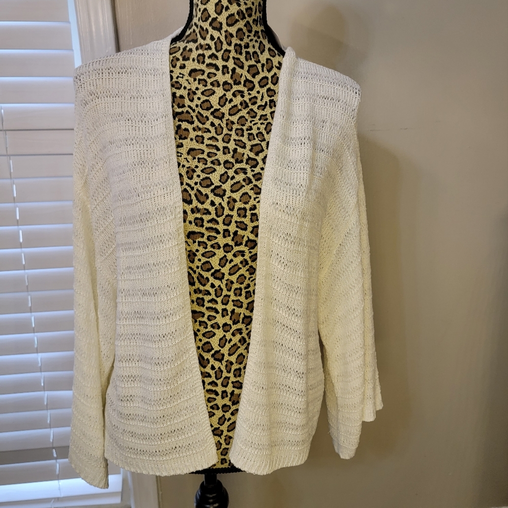 Anthropologie Cream Cardigan